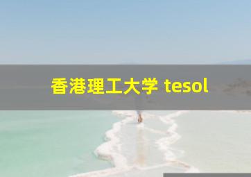 香港理工大学 tesol